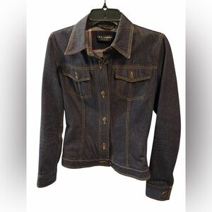 Dolce & Gabbana Women’s Lined Indigo Denim Jacket